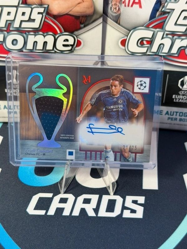 Lampard /25 Auto-patch Topps Museum 2024/25