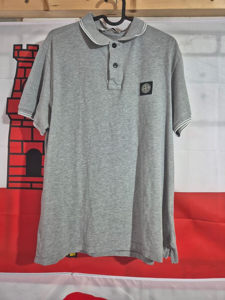 Stone Island Stone Island grey polo shirt slim fit product image