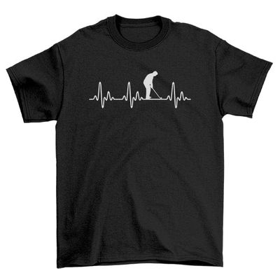 Golf Heartbeat TShirt Swing into AU 1