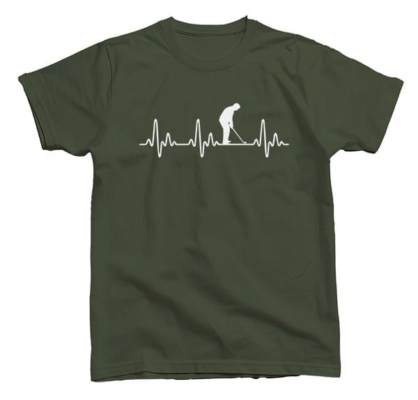 Golf Heartbeat TShirt Swing into AU 6