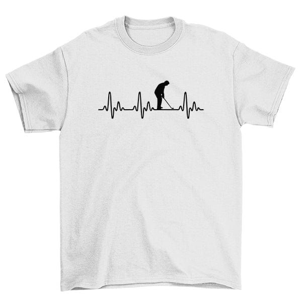 Golf Heartbeat TShirt Swing into AU 10