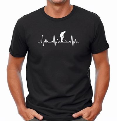 Golf Heartbeat TShirt Swing into AU 4
