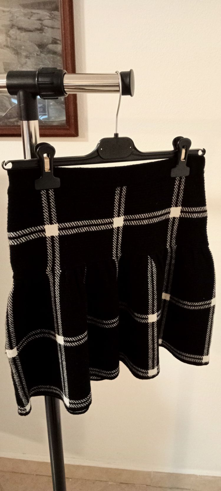 Cynthia Rowley black and white checkered skirtdri product image