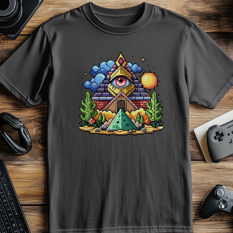 Pixel 81 T-shirt  Epic Zelda Eye Design image 2