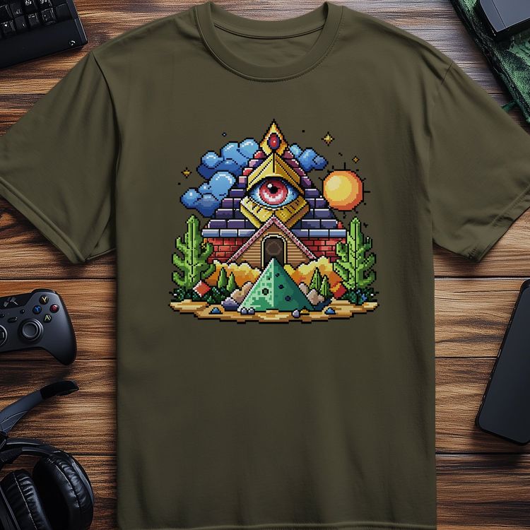 Pixel 81 T-shirt  Epic Zelda Eye Design image 3