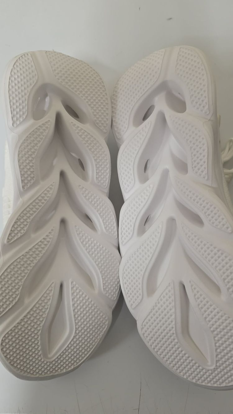 White Knit Sneakers image 2