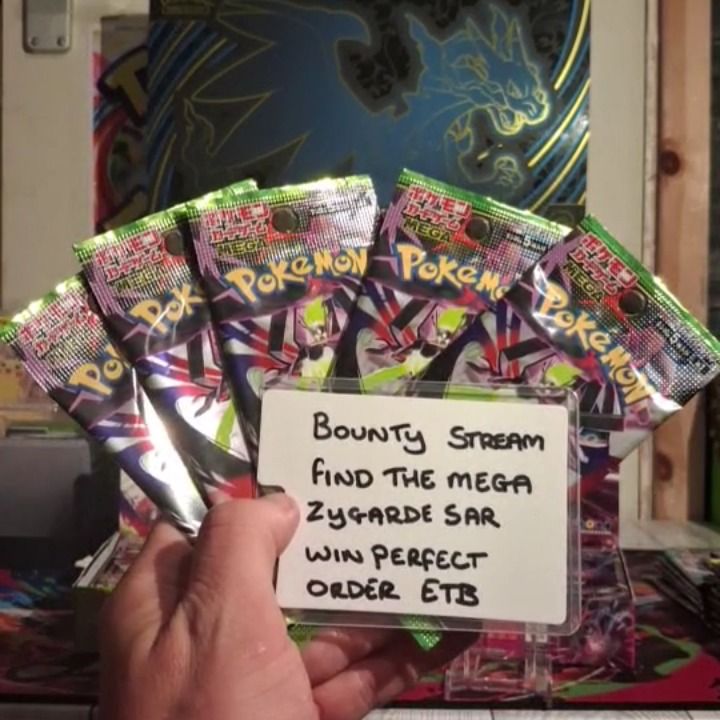 Other 5X PACKS WIN ETB FOR MEGA ZYGARDE  product image