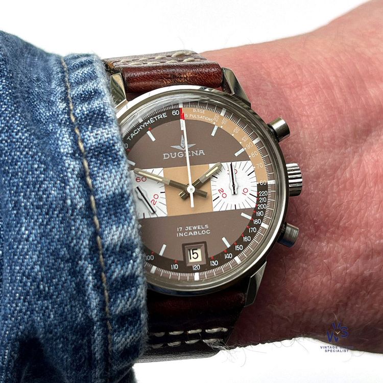 Dugena Chronograph - Manual Wind - Valjoux 7734 Movement - c.1970s image 9
