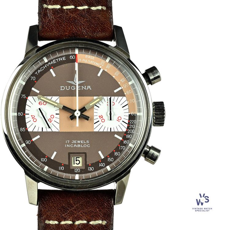 Dugena Chronograph - Manual Wind - Valjoux 7734 Movement - c.1970s image 5