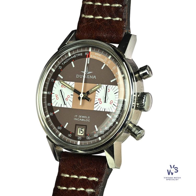 Dugena Chronograph - Manual Wind - Valjoux 7734 Movement - c.1970s image 12