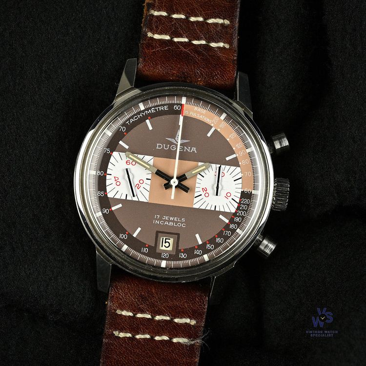 Dugena Chronograph - Manual Wind - Valjoux 7734 Movement - c.1970s image 8