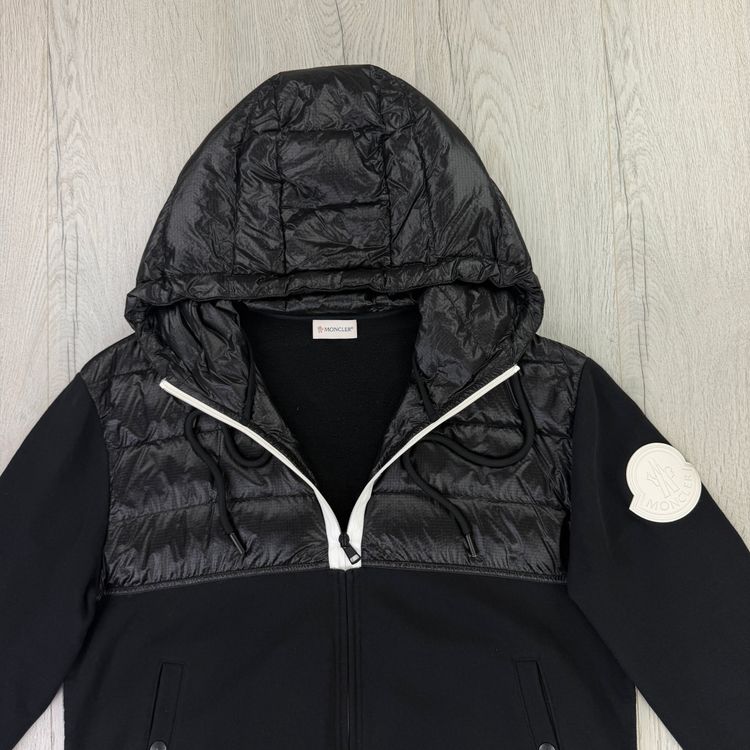 Moncler Men’s Black Hoodie / Maglia Cardigan - XL Slim 5