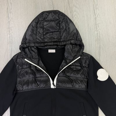 Moncler Men’s Black Hoodie / Maglia Cardigan - XL Slim 5