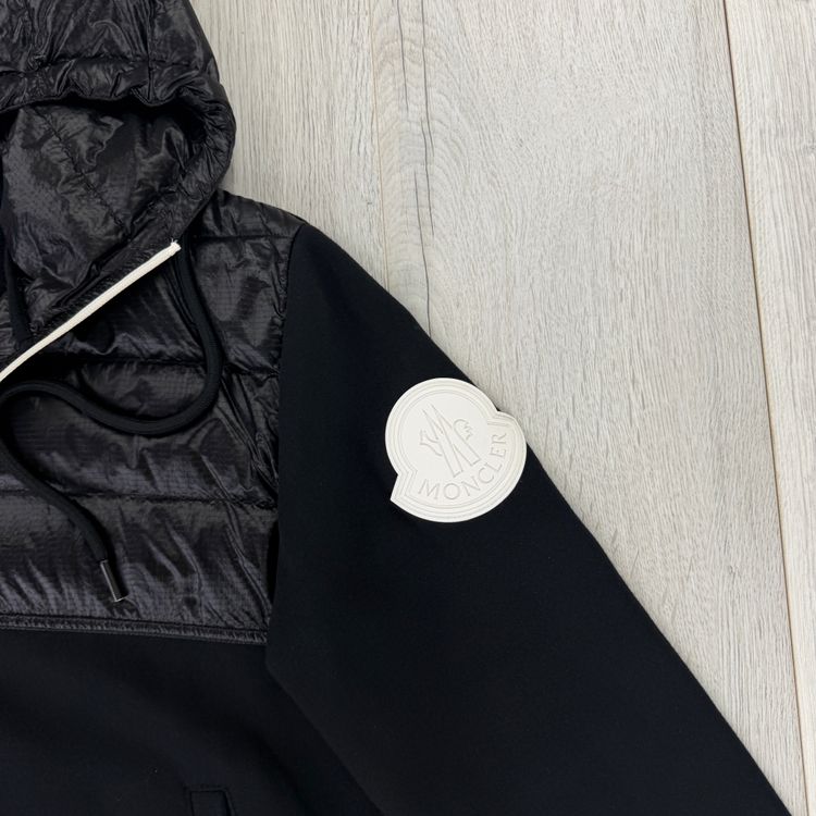 Moncler Men’s Black Hoodie / Maglia Cardigan - XL Slim 8