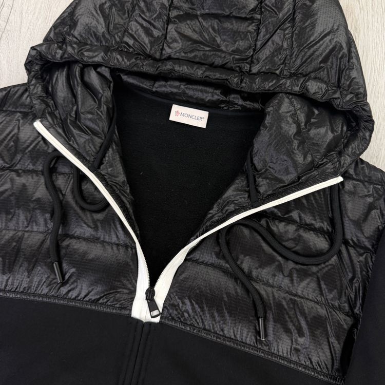 Moncler Men’s Black Hoodie / Maglia Cardigan - XL Slim 3