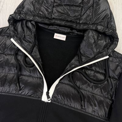 Moncler Men’s Black Hoodie / Maglia Cardigan - XL Slim 3