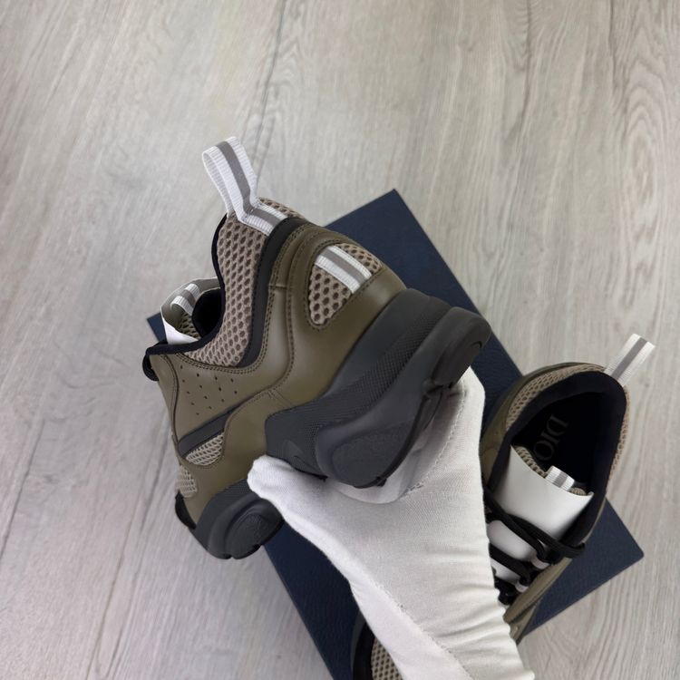 Dior B22 Men’s Khaki Grey Runners - 42.5 (Fit Uk 8) (Copy) obraz 2