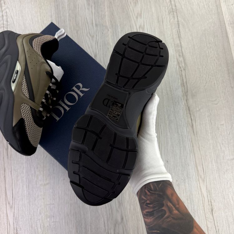 Dior B22 Men’s Khaki Grey Runners - 42.5 (Fit Uk 8) (Copy) obraz 10