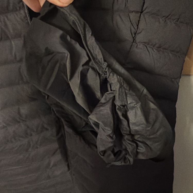 Lululemon Pack It Down Long Jacket Black Uk 8 New Goose Down Hooded image 9