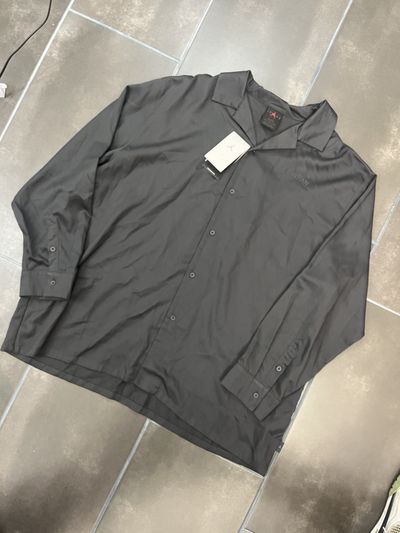 Nike Black Long Sleeve Button-Up Shirt