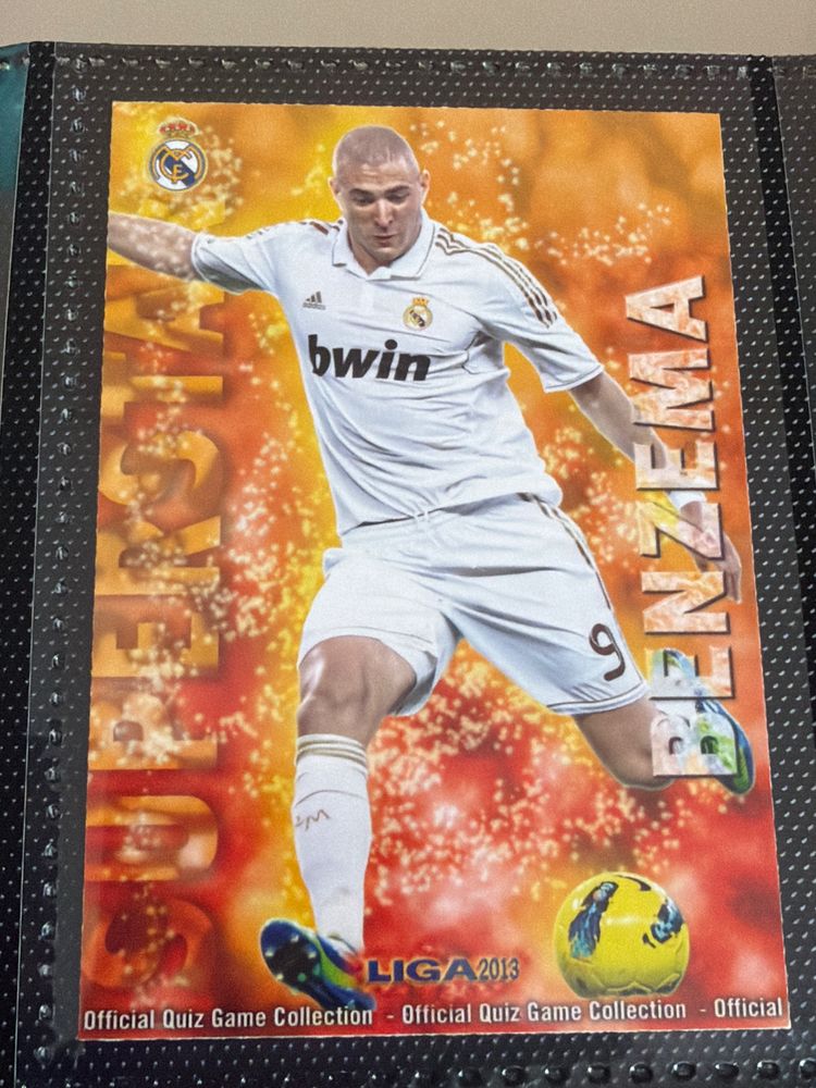 Real Madrid Football Poster Featuring Benzema image 1