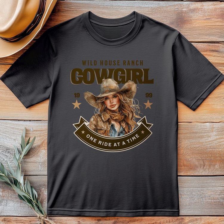 Cowgirl Wild House Ranch T-shirt 2