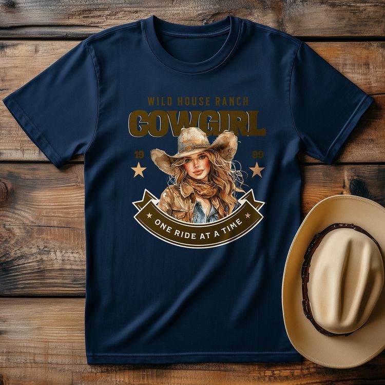 Cowgirl Wild House Ranch T-shirt 1