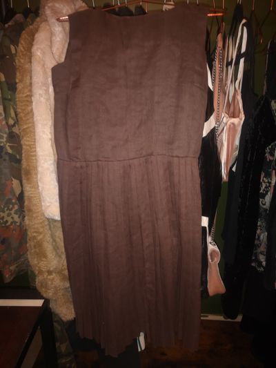 Brown Sleeveless Dress