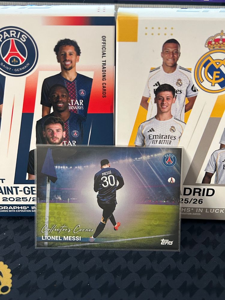 Topps Lionel Messi Collectors Corner Trading Cards