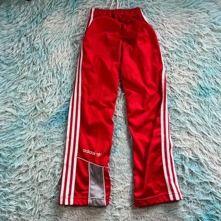 Deadstock Vintage 80s Red Tracksuit Bottoms - Age 12 4