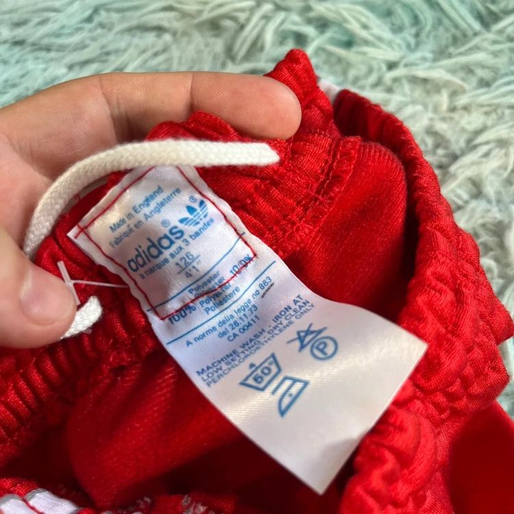 Deadstock Vintage 80s Red Tracksuit Bottoms - Age 12 2