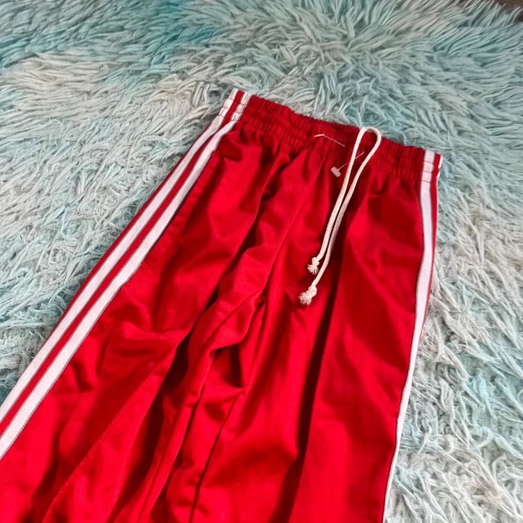 Deadstock Vintage 80s Red Tracksuit Bottoms - Age 12 5