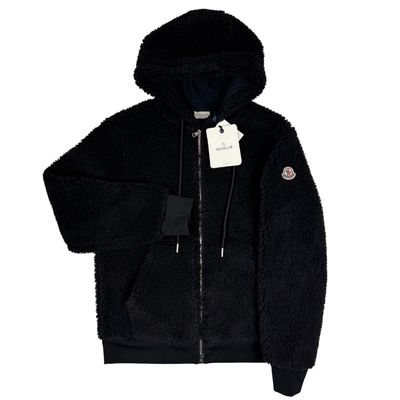 Abrigo Moncler Maglia Aperta Con ZI Negro - talla L