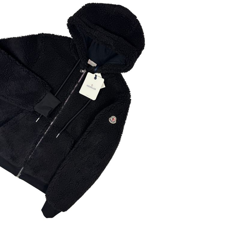 Abrigo Moncler Maglia Aperta Con ZI Negro - talla L image 7