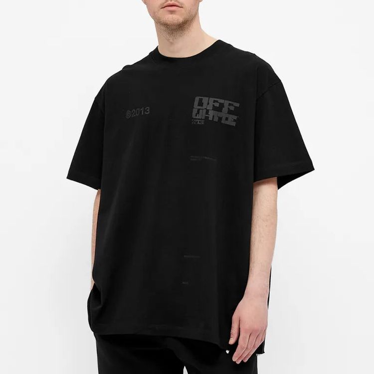 Off-White Black Tech Marker Arrows Oversized T-Shirt image 5
