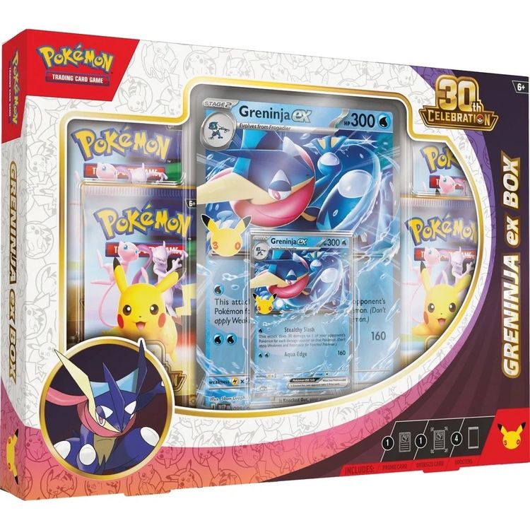30th Celebration Greninja Ex Box imagen 1