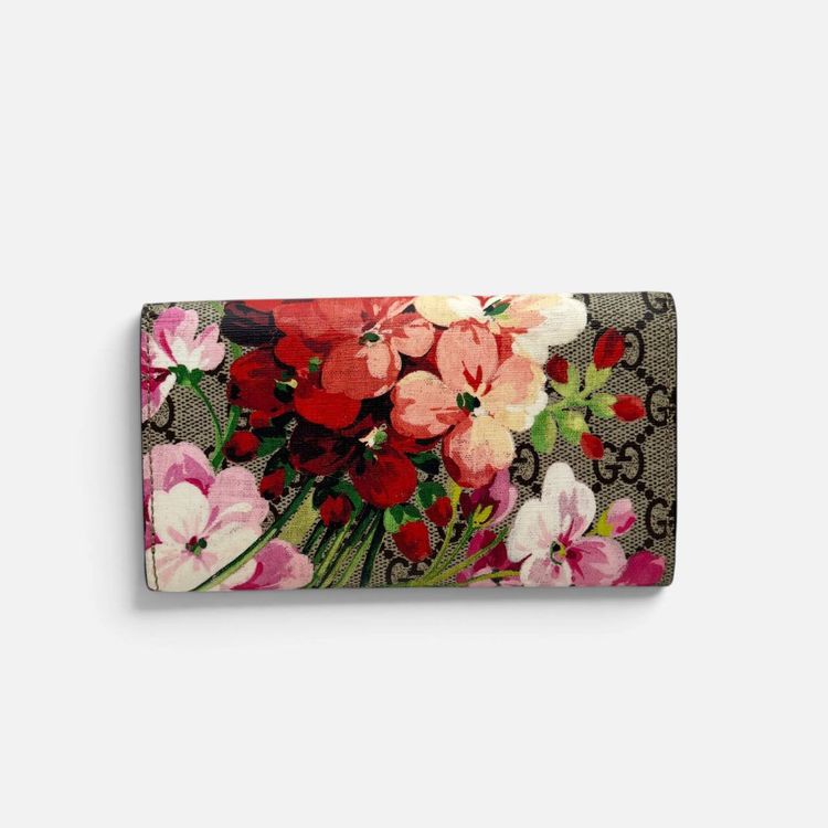 Portafoglio GG Supreme stampa Bloom image 4