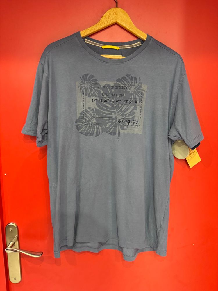 Grey Printed T-Shirt