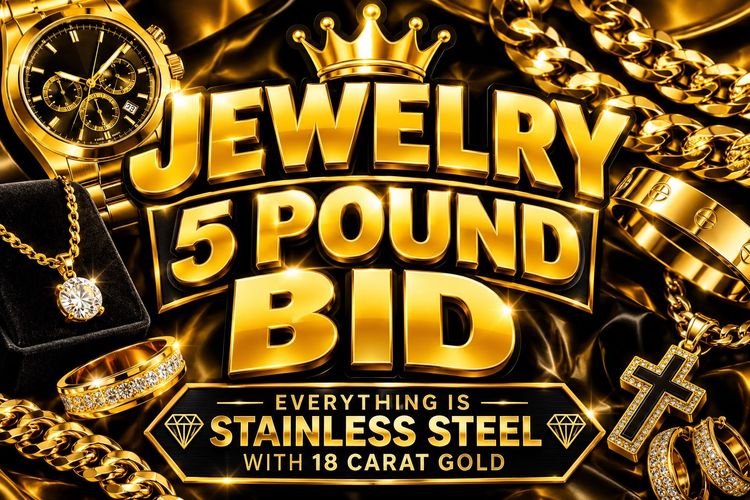 Stainless Steel Jewelry With 18 Carat Gold image 1