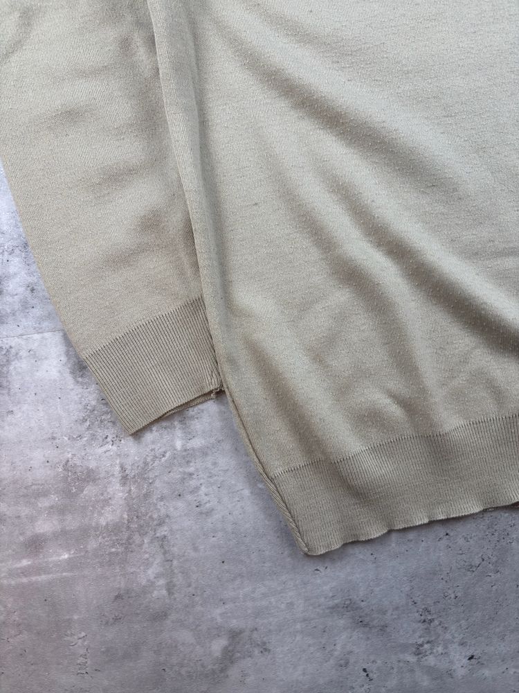 Polo Ralph Lauren Beige V-Neck Sweater imagen 2