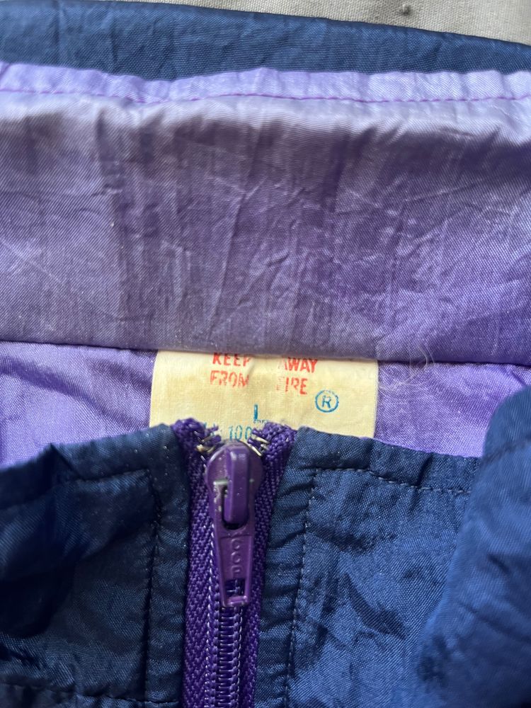 Purple And Black Tracksuit Jacket And Pants image 3