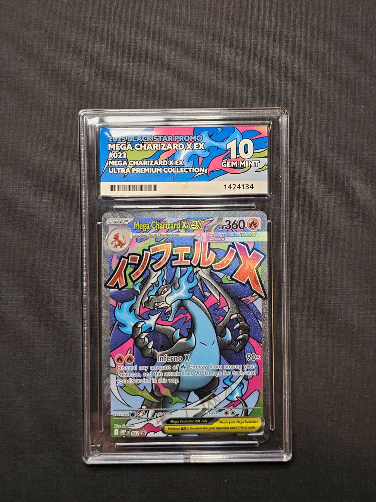 Mega Charizard X Ex MEP 023 Ace Gem Mint 10 image 1