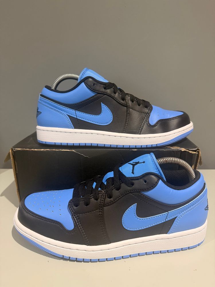 Jordan 1 Low Black University Blue UK 7