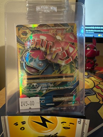 Mega Venusaur Ex Trading Card