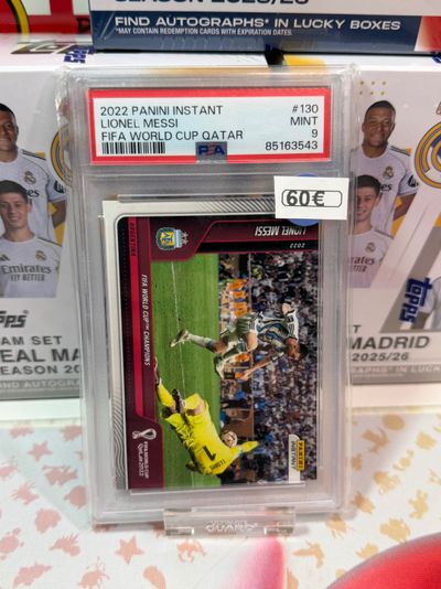 2022 Panini Instant Lionel Messi Fifa World Cup Qatar Trading Card