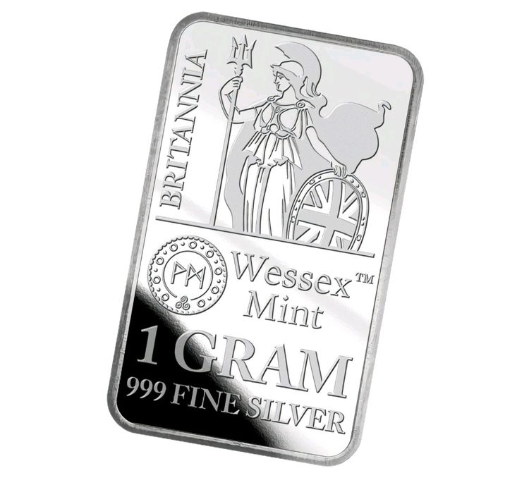 Other Wessex Mint 1 Gram Silver Bar product image