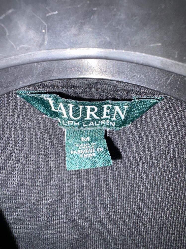 Lauren Ralph Lauren Black Long Sleeve Polo Shirt image 2