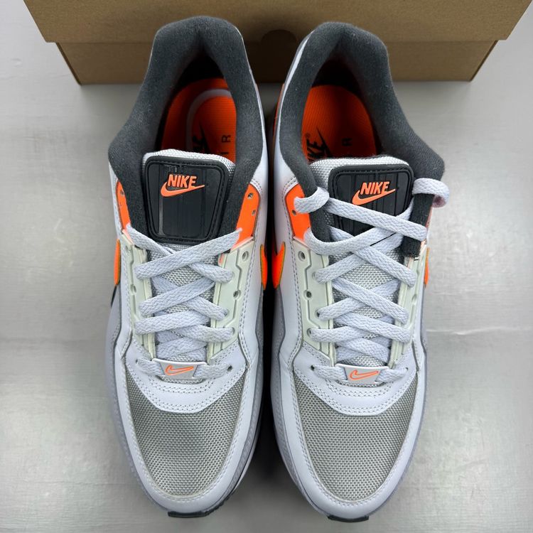Nike Air Max LTD 3 Size UK 8 Football Grey Total Orange Mens Trainers IB4468-085 image 2