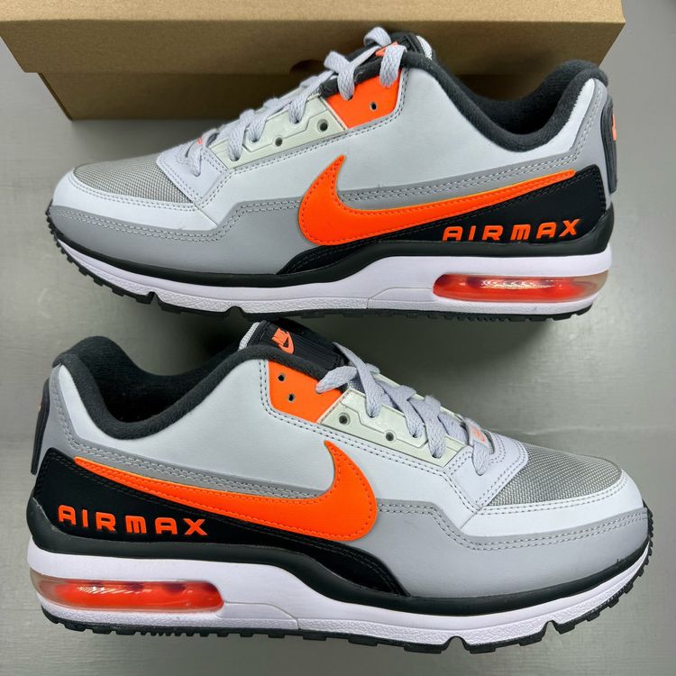 Nike Air Max LTD 3 Size UK 8 Football Grey Total Orange Mens Trainers IB4468-085 image 5