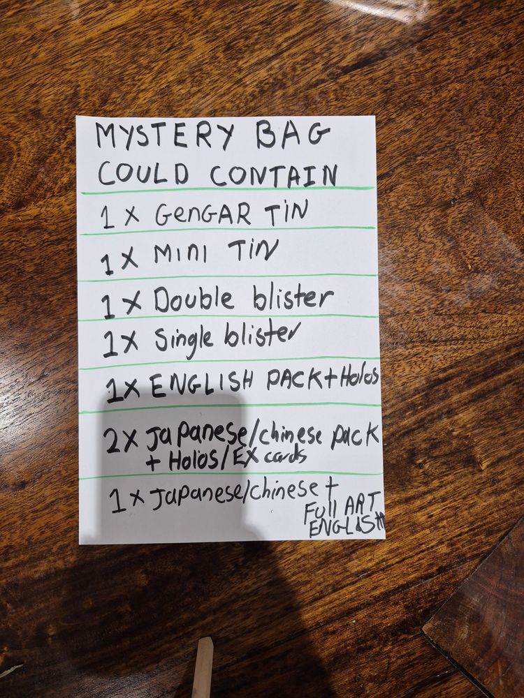 Other 3 x Mystery Envelopes imagen del producto
